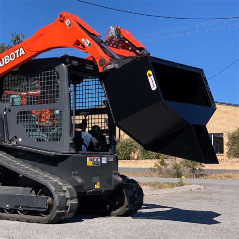 skid steer concrete kibble|Himac Skid Steer Concrete Kibble Bucket .